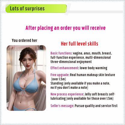 166#252 Toy doll A super realistic sexye doll sex robot made using artificial intelligence technology that can be in close contact with you robot sex robots（复制）